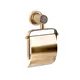 ДЕРЖАТЕЛЬ ДЛЯ ТУАЛЕТНОЙ БУМАГИ С КРЫШКОЙ BOHEME ROYAL CRISTAL БРОНЗА