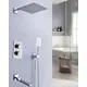 ВСТРАИВАЕМЫЙ ДУШЕВОЙ КОМПЛЕКТ ALMAES WEBER С ТЕРМОСТАТОМ НА 3 ПОЛОЖЕНИЯ ХРОМ