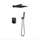 ВСТРАИВАЕМЫЙ ДУШЕВОЙ КОМПЛЕКТ ALMAES LEINE НА 2 ПОЛОЖЕНИЯ ЧЕРНЫЙ