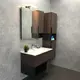 ТУМБА-УМЫВАЛЬНИК COMFORTY ФРАНКФУРТ-75 ДУБ ШОКОЛАДНО-КОРИЧНЕВЫЙ С РАКОВИНОЙ COMFORTY 75E