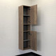 ШКАФ-КОЛОННА COMFORTY НИКОСИЯ-35 ДУБ ТЕМНЫЙ