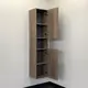 ШКАФ-КОЛОННА COMFORTY НИКОСИЯ-35 ДУБ ТЕМНЫЙ
