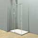 ДУШЕВОЙ УГОЛ VECONI ROVIGO RV-071, 1500Х900Х1950, ХРОМ, СТЕКЛО ПРОЗРАЧНОЕ