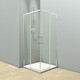 ДУШЕВОЙ УГОЛ VECONI ROVIGO RV-47, 800X800X1950, ХРОМ, СТЕКЛО ПРОЗРАЧНОЕ