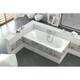 ВАННА АКРИЛОВАЯ EXCELLENT OCEANA SLIM 160X75