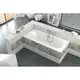 ВАННА АКРИЛОВАЯ EXCELLENT OCEANA SLIM 170X75