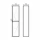 ШКАФ-КОЛОННА COMFORTY МЕРАНО-35 БЕЛЫЙ МАТОВЫЙ