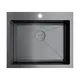 КУХОННАЯ МОЙКА OMOIKIRI AKISAME 59-GM НЕРЖ.СТАЛЬ/ВОРОНЕНАЯ СТАЛЬ