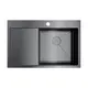 КУХОННАЯ МОЙКА OMOIKIRI AKISAME 78-GM-R НЕРЖ.СТАЛЬ/ВОРОНЕНАЯ СТАЛЬ