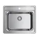 КУХОННАЯ МОЙКА OMOIKIRI ASHI 56-IN НЕРЖ.СТАЛЬ/НЕРЖАВЕЮЩАЯ СТАЛЬ