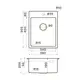 КУХОННАЯ МОЙКА OMOIKIRI AMADARE 39-IN НЕРЖ.СТАЛЬ/НЕРЖАВЕЮЩАЯ СТАЛЬ