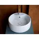 УМЫВАЛЬНИК ЧАША НАКЛАДНАЯ КРУГЛАЯ CERAMICA NOVA ELEMENT 400X400X150 ММ