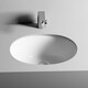 УМЫВАЛЬНИК ОВАЛЬНЫЙ ВСТРАИВАЕМЫЙ ПОД СТОЛЕШНИЦУ CERAMICA NOVA ELEMENT 510X420X195 ММ