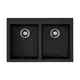 КУХОННАЯ МОЙКА OMOIKIRI BOSEN 80-2-BL TETOGRANIT/ЧЕРНЫЙ