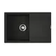 КУХОННАЯ МОЙКА OMOIKIRI DAISEN 78T-BL TETOGRANIT/ЧЕРНЫЙ