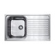 КУХОННАЯ МОЙКА OMOIKIRI KASHIOGAWA 86-IN НЕРЖ.СТАЛЬ/НЕРЖАВЕЮЩАЯ СТАЛЬ