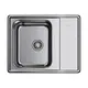 КУХОННАЯ МОЙКА OMOIKIRI SAGAMI 63-IN НЕРЖ.СТАЛЬ/НЕРЖАВЕЮЩАЯ СТАЛЬ