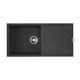 КУХОННАЯ МОЙКА OMOIKIRI SUMI 100-BL TETOGRANIT/ЧЕРНЫЙ