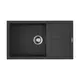 КУХОННАЯ МОЙКА OMOIKIRI SUMI 86-BL TETOGRANIT/ЧЕРНЫЙ