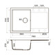 КУХОННАЯ МОЙКА OMOIKIRI DAISEN 78-BE ARTGRANIT/ВАНИЛЬ
