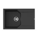 КУХОННАЯ МОЙКА OMOIKIRI YONAKA 78-BL ARTGRANIT/ЧЕРНЫЙ