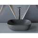 УМЫВАЛЬНИК ЧАША НАКЛАДНАЯ ПРЯМОУГОЛЬНАЯ CERAMICA NOVA ELEMENT 455X325X135 ММ ТЕМНЫЙ АНТРАЦИТ МАТОВЫЙ