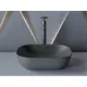 УМЫВАЛЬНИК ЧАША НАКЛАДНАЯ ПРЯМОУГОЛЬНАЯ CERAMICA NOVA ELEMENT 455X325X135 ММ ТЕМНЫЙ АНТРАЦИТ МАТОВЫЙ