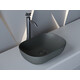 УМЫВАЛЬНИК ЧАША НАКЛАДНАЯ ПРЯМОУГОЛЬНАЯ CERAMICA NOVA ELEMENT 455X325X135 ММ ТЕМНЫЙ АНТРАЦИТ МАТОВЫЙ