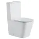 УНИТАЗ КОМПАКТ BLACK & WHITE W-7703 P-TRAP, GEBERIT, RIMLESS 64X36X84