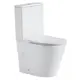 УНИТАЗ КОМПАКТ BLACK & WHITE W-7793 P-TRAP, GEBERIT, RIMLESS 61X36X85