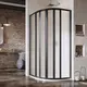 ДУШЕВОЙ УГОЛОК RAVAK SUPERNOVA SKKP6-90 СМ ЧЕРНЫЙ ПРОФИЛЬ, МАТОВОЕ СТЕКЛО