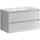 ТУМБА ПОДВЕСНАЯ SANCOS CENTO 890Х450Х500, C ДВУМЯ ЯЩИКАМИ ОСНАЩЕННЫМИ ДОВОДЧИКАМИ, БЕЛЫЙ ГЛЯНЕЦ, АРТ. CN90W