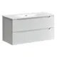 ТУМБА ПОДВЕСНАЯ SANCOS NORMA 2.0 990Х450Х500, C ДВУМЯ ЯЩИКАМИ ОСНАЩЕННЫМИ ДОВОДЧИКАМИ, БЕЛЫЙ ГЛЯНЕЦ , АРТ. NR2.100W