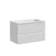 ТУМБА ПОДВЕСНАЯ SANCOS SNOB R 790Х445Х500, C ДВУМЯ ЯЩИКАМИ ОСНАЩЕННЫМИ ДОВОДЧИКАМИ, BIANCO, АРТ.SNR80W
