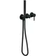 ДУШЕВОЙ НАБОР СО СМЕСИТЕЛЕМ ДЛЯ ВАННЫ NOBILI LIVE WESK100/1TBM VELVET BLACK ЧЕРНЫЙ МАТОВЫЙ