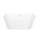 ВАННА АКРИЛОВАЯ ОТДЕЛЬНОСТОЯЩАЯ SANCOS FIRST 170X80X58, БЕЛАЯ