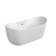 ВАННА АКРИЛОВАЯ ОТДЕЛЬНОСТОЯЩАЯ SANCOS JAZZ 170X80X74, БЕЛАЯ