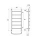 ПОЛОТЕНЦЕСУШИТЕЛЬ ВОДЯНОЙ POINT АФИНА PN04548 П6 400X800 С БОКОВЫМ ПОДКЛЮЧЕНИЕМ 500, ХРОМ