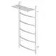 ПОЛОТЕНЦЕСУШИТЕЛЬ ЭЛЕКТРИЧЕСКИЙ POINT АФИНА PN04848PW П5 400X800 С ПОЛКОЙ, ДИММЕР СПРАВА, БЕЛЫЙ