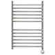 ПОЛОТЕНЦЕСУШИТЕЛЬ ЭЛЕКТРИЧЕСКИЙ POINT АЛЬФА PN05148SPE П11 400X800 С ПОЛКОЙ ЛЕВЫЙ/ПРАВЫЙ, ХРОМ
