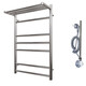 ПОЛОТЕНЦЕСУШИТЕЛЬ ЭЛЕКТРИЧЕСКИЙ POINT АВРОРА PN10158PE П6 500X800 С ПОЛКОЙ ЛЕВЫЙ/ПРАВЫЙ, ХРОМ