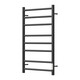 ПОЛОТЕНЦЕСУШИТЕЛЬ ЭЛЕКТРИЧЕСКИЙ POINT АВРОРА PN10848B П8 400X800 ДИММЕР СПРАВА, ЧЕРНЫЙ