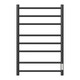 ПОЛОТЕНЦЕСУШИТЕЛЬ ЭЛЕКТРИЧЕСКИЙ POINT АВРОРА PN10848B П8 400X800 ДИММЕР СПРАВА, ЧЕРНЫЙ