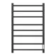 ПОЛОТЕНЦЕСУШИТЕЛЬ ЭЛЕКТРИЧЕСКИЙ POINT АВРОРА PN10848B П8 400X800 ДИММЕР СПРАВА, ЧЕРНЫЙ