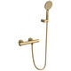 СМЕСИТЕЛЬ KAISER SERIO ДЛЯ ДУША С ТЕРМОСТАТОМ BRUSHED GOLD