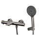 СМЕСИТЕЛЬ KAISER SERIO ДЛЯ ВАННЫ С ТЕРМОСТАТОМ GUN METAL