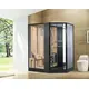 ДУШЕВАЯ КАБИНА С САУНОЙ ORANS SR-89103LS/RS ЧЕРНАЯ