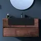 МЕБЕЛЬ B&W U903.1000-2 ОСНОВНОЙ ШКАФ, BLUM НАПРАВЛЯЮЩИЕ, РАКОВИНА ЦВЕТ: ROSE WOOD (1000X550X512)