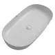 РАКОВИНА НАКЛАДНАЯ ABBER BEQUEM AC2110MLG СВЕТЛО-СЕРАЯ МАТОВАЯ