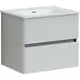 ТУМБА ПОДВЕСНАЯ SANCOS URBAN 590Х450Х550, C ДВУМЯ ЯЩИКАМИ ОСНАЩЕННЫМИ ДОВОДЧИКАМИ, БЕЛЫЙ ГЛЯНЕЦ , АРТ. UR60W
